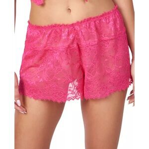 Mucci NWT Michele Floral Lace Lingerie Shorts Rosa XS